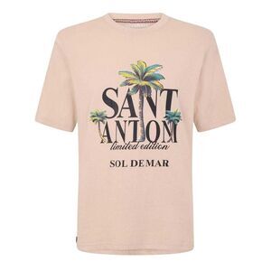 Threadbare Mens Damside Regular T-Shirt / Dark Stone